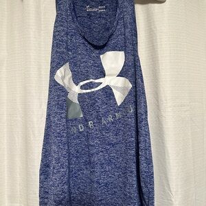 Under Armour Heathered Blue Sleeveless Top